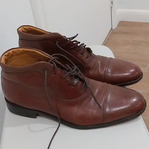 Johnson and murphy leather shoes